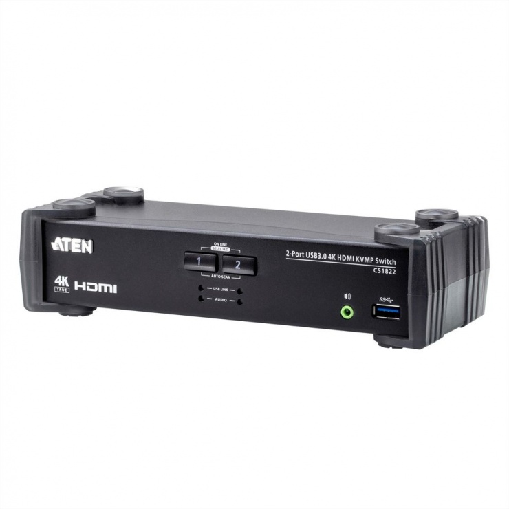 Imagine Switch KVMP 4K HDMI + 2 x USB 3.0, ATEN CS1822